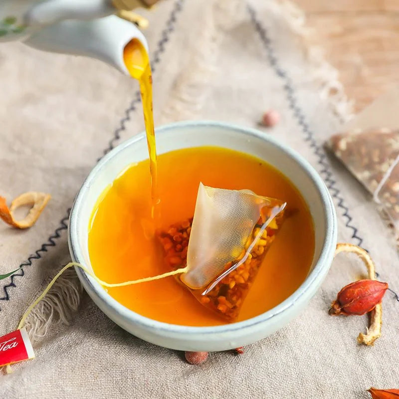 Red Bean Barley Tea Coix seed Gorgon fruit Diuresis Eliminate swelling Tonic blood Gree Strengthen spleen and stomach Health Tea