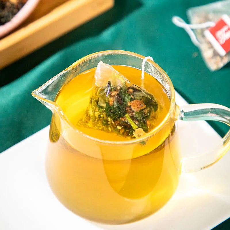 Colon cleansing tea Clear halitosis clear intestines and stomach balance the body acid alkaline cassia seed lotus leaf licorice mulberry leaf herb mint honeysuckle health care tea