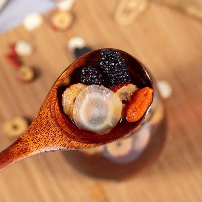 Kidney-tonifying tea formula Ginseng five-treasure tea combination scented tea Eight-treasure tea Red dates wolfberry tea Men's tea Health tea Mulberry herbal formula health tea